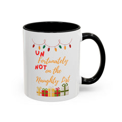 Accent Coffee Mug (11, 15oz) Naughty List