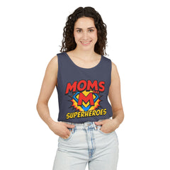 Mom’s Superheroes Tank Top Comic Book Style Shirt