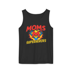 Mom’s Superheroes Tank Top Comic Book Style Shirt