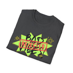 Bad Vibes Rejected T-Shirt — Neon Streetwear Graphic Tee