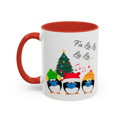 Coffee Mug Penguin Singing Design 11, 15oz