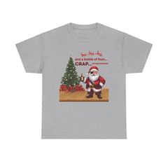 Santa “ho-ho-ho and a bottle of Rum…CRAP” Holiday Tee shirt