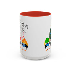 Coffee Mug Penguin Singing Design 11, 15oz