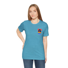 Pride Heart Pocket Tee — Rainbow LGBTQ+ Short Sleeve T-Shirt