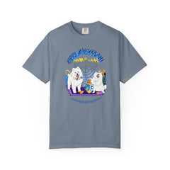 Hanukkah Dog T-Shirt — Cute Menorah & Dreidel Holiday Tee