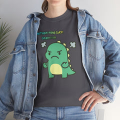 Angry Dino — "Another Fine Day! Crap!" Graphic Tee