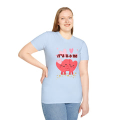 Valentine 'It's U & Me' Heart Couple T-Shirt