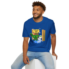Funny Dinosaur Bathroom Humor T-Shirt