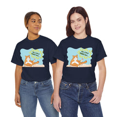 Hey Can I Get a Bit of PRIVACY Here..Orange Cat Graphic T-Shirt