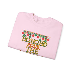 Sweatshirt - "Ho Ho Ho Pour The Merlot" Christmas Wine Crewneck