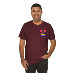 Pride Heart Tee 1— Rainbow Heart Graphic T-Shirt
