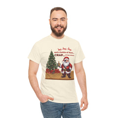Santa “ho-ho-ho and a bottle of Rum…CRAP” Holiday Tee shirt
