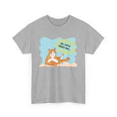 Hey Can I Get a Bit of PRIVACY Here..Orange Cat Graphic T-Shirt