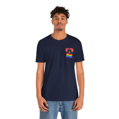 Pride Heart Tee 1— Rainbow Heart Graphic T-Shirt
