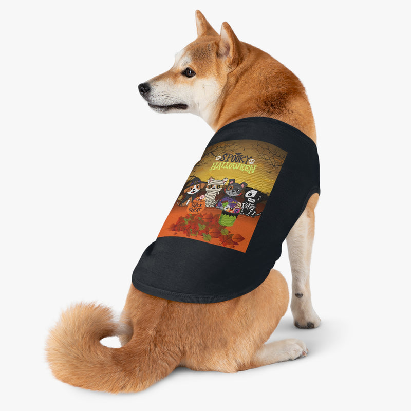 Dog Tank Top - Spooky Halloween Costumed Dogs