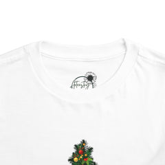 Toddler Tee — Cute Christmas Family Pets Under Festive Tree Holiday Shirt