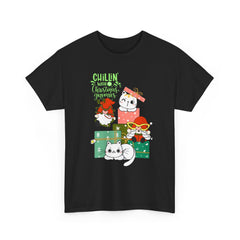 Christmas Cats T-Shirt — Cute Holiday Kitty Gift Tee (Chillin’ with My Felines)