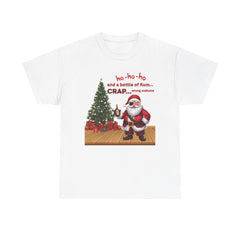 Santa “ho-ho-ho and a bottle of Rum…CRAP” Holiday Tee shirt