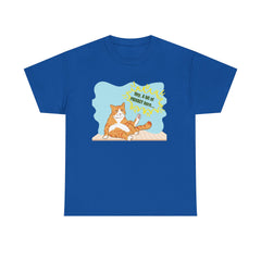 Hey Can I Get a Bit of PRIVACY Here..Orange Cat Graphic T-Shirt