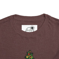 Toddler Tee — Cute Christmas Family Pets Under Festive Tree Holiday Shirt