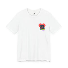 Pride Heart Pocket Tee — Rainbow LGBTQ+ Short Sleeve T-Shirt