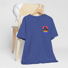 Pride Heart Tee 1— Rainbow Heart Graphic T-Shirt
