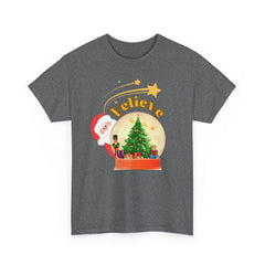 I Believe Christmas Unisex Heavy Cotton Tee