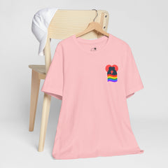 Pride Heart Tee 1— Rainbow Heart Graphic T-Shirt