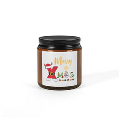 Xmas Scented Soy Candle (Multi-Size, Amber Jar)