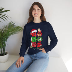 Christmas Ho Ho Ho Pet Lovers Crewneck Sweatshirt