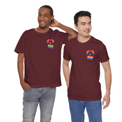 Pride Heart Tee 1— Rainbow Heart Graphic T-Shirt