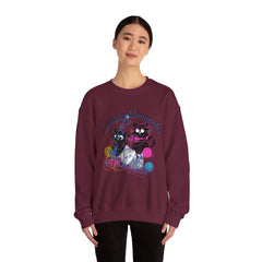 Cute Kittens with Yarn Coming Unraveled Cat Crewneck Sweatshirt