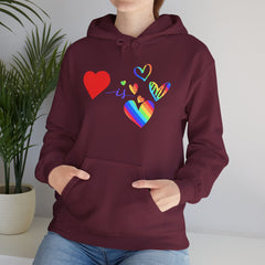 Love is Universal Unisex Heavy Blend™ Hooded Sweatshirt