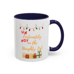 Accent Coffee Mug (11, 15oz) Naughty List