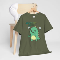 Angry Dino — "Another Fine Day! Crap!" Graphic Tee