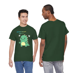 Angry Dino — "Another Fine Day! Crap!" Graphic Tee