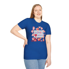 I Love U Most Floral T-Shirt — Romantic Valentine’s Day Tee