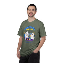 Hanukkah Dog T-Shirt — Cute Menorah & Dreidel Holiday Tee