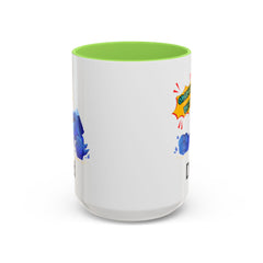 Dad Coffee Mug — "Crushin' SH!t" Blue Rock Gamer Mug (11oz & 15oz)