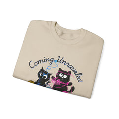 Cute Kittens with Yarn Coming Unraveled Cat Crewneck Sweatshirt