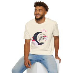 Love You to the Moon T-Shirt – Romantic Moon & Hearts Tee