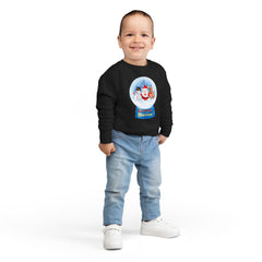 "Santa’s Besties" Snow Globe Holiday Toddler Sweatshirt