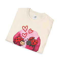 Ladybug Love T-Shirt — My Favorite Person Cute Couple Ladybugs with Hearts Valentine Tee
