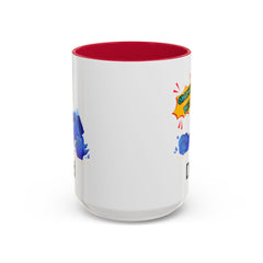 Dad Coffee Mug — "Crushin' SH!t" Blue Rock Gamer Mug (11oz & 15oz)
