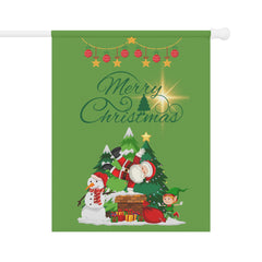 Garden & House Banner Christmas Theme