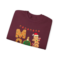 Gingerbread MOM and Her Crew Christmas Crewneck Sweatshirt
