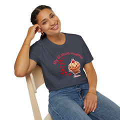 My Lil Stud Muffin T-Shirt — Cute Valentine’s Muffin Graphic Tee