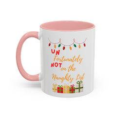 Accent Coffee Mug (11, 15oz) Naughty List