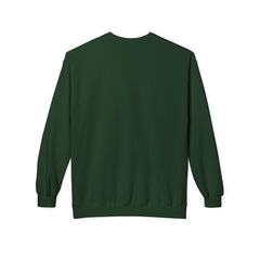 Campfire Cats Crewneck Sweatshirt — Woodland Night Cats Around a Bonfire