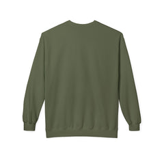 Campfire Cats Crewneck Sweatshirt — Woodland Night Cats Around a Bonfire